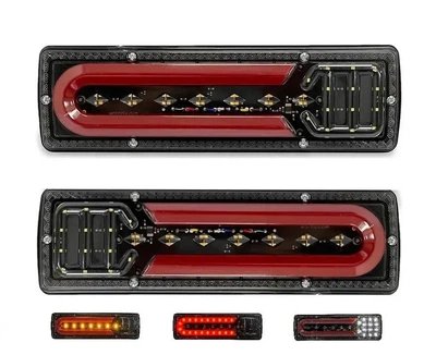 Фонарь задний Rear lamp Wagon 30х9см LED 12V (комплект 2шт)