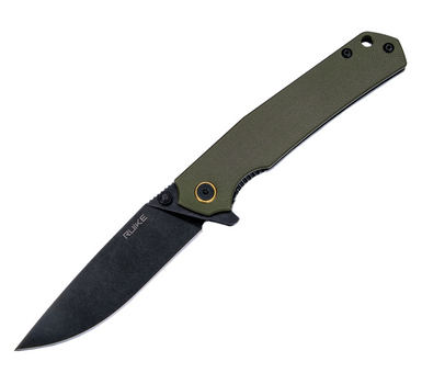 Нож складной карманный Ruike P801-G (Frame lock, 86/200 мм) зеленый