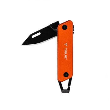Розкладной туристический нож True Utility Modern Keychain Knife, Orange/Natralock (TR TU7061N)