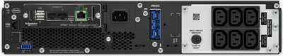 ДБЖ APC Smart-UPS SRT1000RMXLI-NC On-Line 1000W 1000VA Rackmontage 2HE inkl. Netzwerkkarte (SRT1000RMXLI-NC)