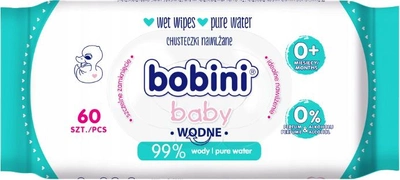 Chusteczki nawilżane Bobini Baby wodne 60 szt (5900931031607)