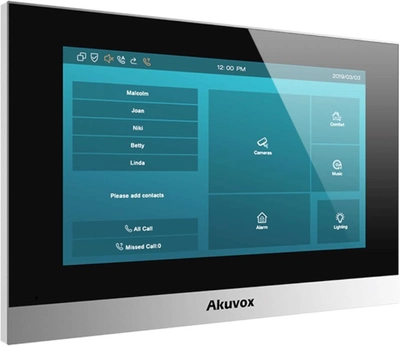SIP-відеодомофон Akuvox C313W 7" на Linux з Wi-Fi (C313W Silver)