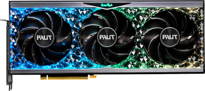 Відеокарта Palit PCI-Ex GeForce RTX 4070 Ti GameRock OC 12GB GDDR6X (192bit) (2775/21000) (HDMI, 3 x DisplayPort) (NED407TU19K9-1045G)