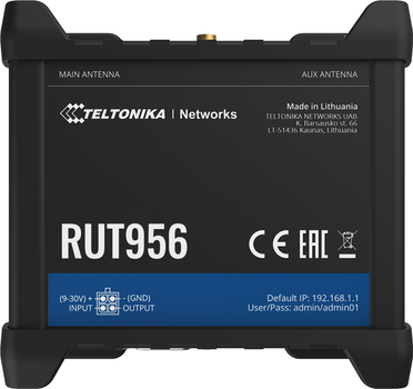 Маршрутизатор Teltonika RUT956 2G/3G/4G Router Dual-SIM (RUT956100000)