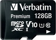 Karta pamięci Verbatim Premium MicroSDXC 128 GB Class 10 + adapter SD (23942440857)