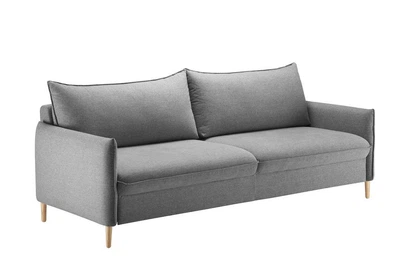 Мини-диваны раскладные на кухню, в коридор MeBelle NORDIK 206x140 со спальным местом, велюр
