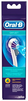 Nasadki do szczoteczek elektrycznych Oral-B Professional Care Md20 Oxyjet Target Micro Bubble Cleaning 4 szt (4210201850304)