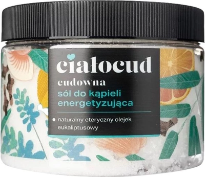 Сіль для ванни Ciałocud з евкаліптовою олією заряджає енергією 500 г (5907471932340)