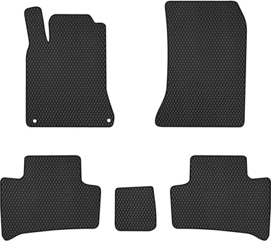 EVA коврики EVAtech в салон авто для Mercedes-Benz B-Class (W246) Electric 2011-2018 2 поколения Htb EU 5 шт Black (MB1676C5RBB)