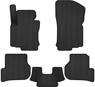 EVA килимки EVAtech в салон авто для Volkswagen Golf (V) MT 5-doors 2003-2009 5 покоління Htb EU 5 шт Black (VW31212C5RBB)