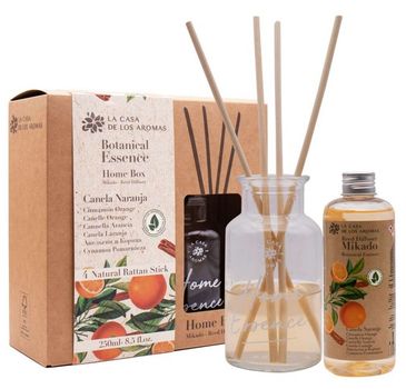 Patyczki zapachowe La Casa de los Aromas Botanical Essence Cynamon-Pomarańcza 250 ml (8428390058463)