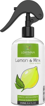 Освіжувач повітря Lorinna Scented Ambient Spray Лимон і м'ята 250 мл (8682923614377)