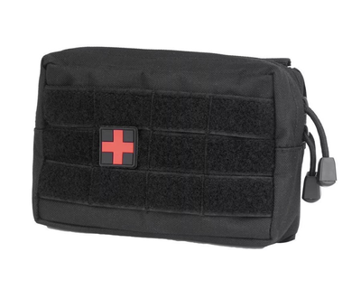 Аптечка Mil-Tec набор первой помощи 25 элементов First Aid Set black (16025302)