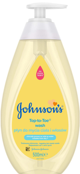 Łagodny płyn do mycia ciała i włosów Johnson's Baby Top-to-Toe 500 ml (3574661435367)