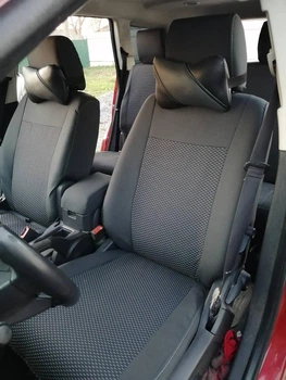Автомобильные чехлы авточехлы на сиденья Dodge Journey UN 7м 11-20 Favorite черные Додж Джорни UV2395