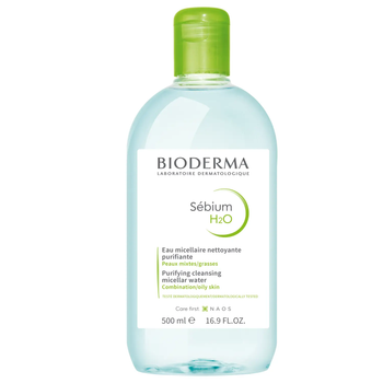 Мицеллярная вода Bioderma Sebium H2O Micellaire Solution 500мл