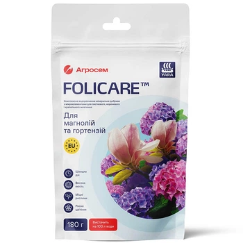 Удобрение для магнолий, гортензий, 180 г, Yara Folicare