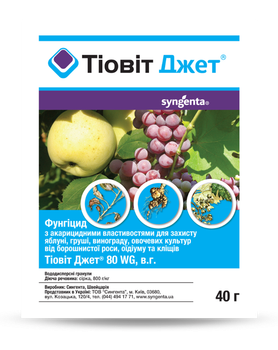 Фунгіцид Syngenta Тіовіт Джет 40 гр