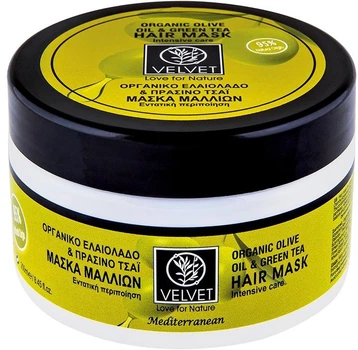 Маска для волос Velvet Organic Olive & Green Tea Интенсивный уход 250 мл (5203899764007)