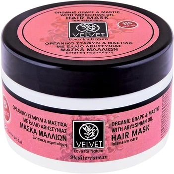 Маска для волос Velvet Organic Grape & Mastic Интенсивный уход 250 мл (5203899821007)