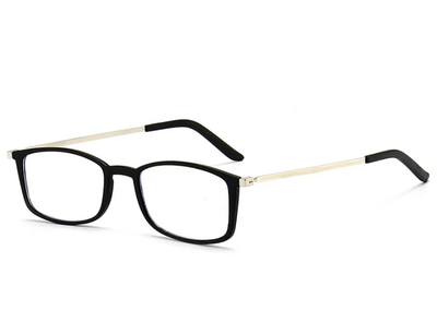 Ультратонкие очки для чтения +3.50 диоптрий HARKO с защитой от синего света, черные (75220232)