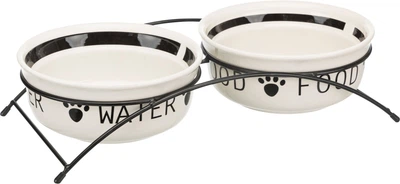 Подставка с мисками из керамики для собак Trixie Eat on Feet 1.6 л (TX-24642)