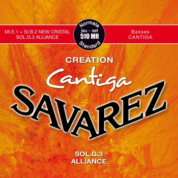 Струны для классической гитары Savarez Creation Cantiga 510MR Standart Tension (R125297)