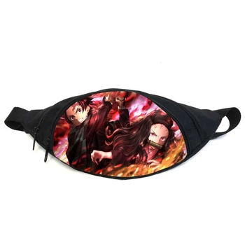 Поясная сумка Бананка Клинок, рассекающий демонов (GBKNY 028) Gear Bag черная