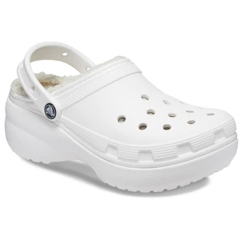 Крокси Classic Platform Lined White, розмір 36