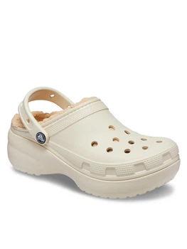 Крокси Classic Platform Lined Bone, розмір 38