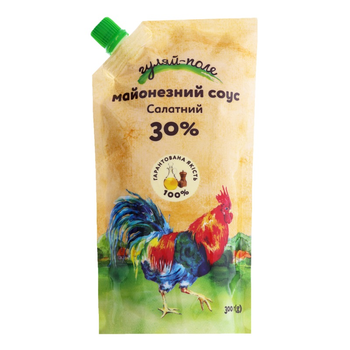 Соус майонезный Гуляй-поле Салатный 30% 300 г (4820137173707)