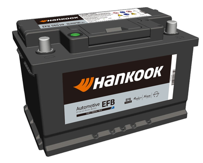 Автомобильный аккумулятор HANKOOK 12В 65Ач/650A (EN) START&STOP EFB (P+ стандарт)