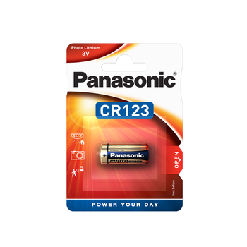 Батарейка Panasonic CR-123 Lithium 3 V, 1x1 шт. (CR-123AL/1BP)