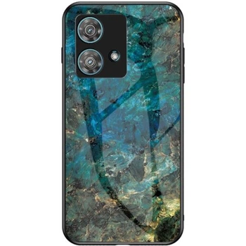 Чехол с рисунком Deexe Gradient Pattern для Motorola Edge 40 Neo - Emerald