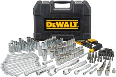 Набор головок, бит, шестигранных и накидных ключей DeWalt 1/4 3/8 1/2 205 предметов (DWMT81534-1)