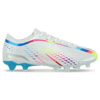 Бутсы футбольные Zelart Run X28-B размер 39 White-Multicolor