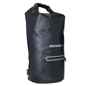 Водостойкий велосипедный кемпинговый гермомешок ROCKBROS AS-024 10л Черный (RB-AS-024-1BK-4069UA)