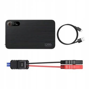 Портативний пусковий зарядний пристрій Бустер для авто Baseus Super Energy Pro+ Ultra Jump Starter 12000 mAh 1200A (C00245700111-00)