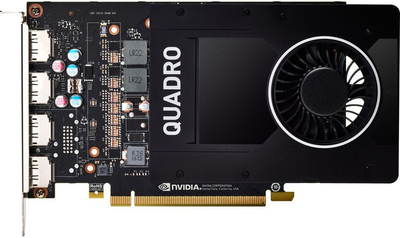 Відеокарта PNY PCI-Ex NVIDIA Quadro P2000 5GB GDDR5 (160bit) (4 x DisplayPort) (VCQP2000-PB)
