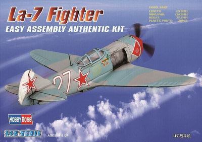 Model do składania Hobby Boss La-7 Fighter skala 1:72 (6939319202369)