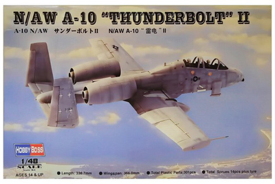 Збірна модель Hobby Boss N/AW A-10A Thunderbolt II масштаб 1:48 (6939319203243)