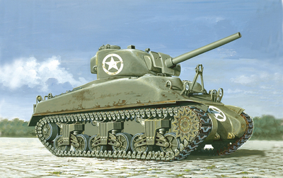 Model do składania Italeri M4A1 Sherman skala 1:72 (8001283870030)