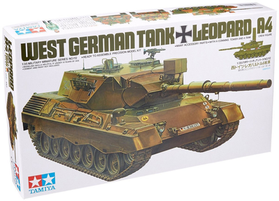Model do składania Tamiya West German Tank Leopard A4 skala 1:35 (4950344992690)