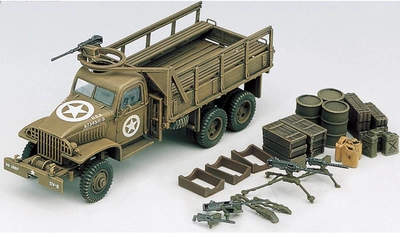 Збірна модель Academy US 2.5 Ton Cargo Truck & Accessories масштаб 1:72 (0603550134029)