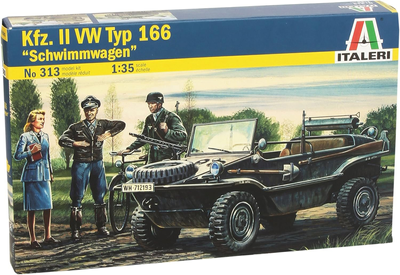 Model do składania Italeri Kfz II VW Typ 166 Schwimmwagen skala 1:35 (8001283803137)
