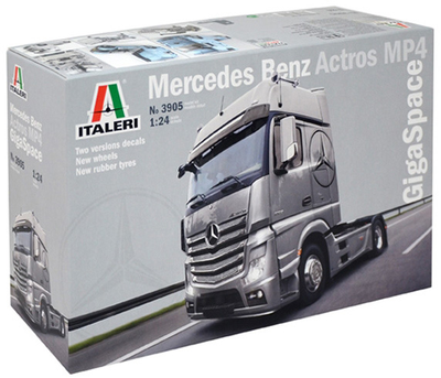 Model do składania Italeri Mercedes Benz Actros MP4 Gigaspace skala 1:24 (8001283039055)