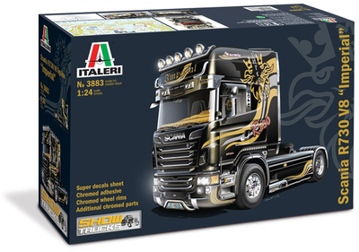 Збірна модель Italeri Scania R730 V8 Topline Imperial масштаб 1:24 (8001283038836)