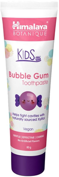 Pasta do zębów Himalaya Botanique Kids dla dzieci Bubble Gum 80 g (8901138846619)
