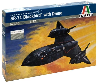 Збірна модель Italeri Spitfire SR-71 Blackbird масштаб 1:72 (8001283801454)