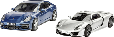 Zestaw modeli do składania Revell Porsche Panamera + Porsche 918 Spyder skala 1:24 (4009803056814)